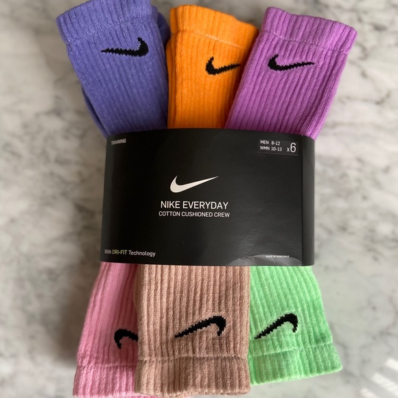 COPY - NIKE MULTI COLORED 6PACK $45 - Picture 4 of 6